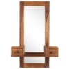 Cosmetic Mirror with 2 Drawers Solid Sheesham Wood