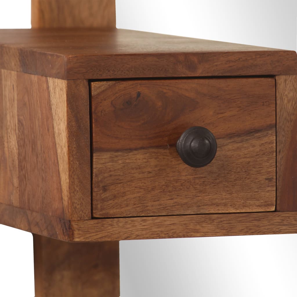 Cosmetic Mirror with 2 Drawers Solid Sheesham Wood