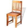 Dining Chairs 2 pcs Solid Sheesham Wood