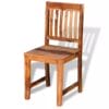 Dining Chairs 2 pcs Solid Sheesham Wood