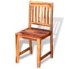 Dining Chairs 2 pcs Solid Sheesham Wood