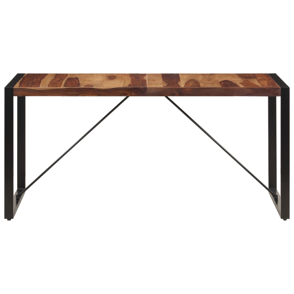 Dining Table 160x80x75 cm Solid Sheesham Wood