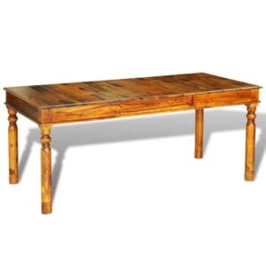 Dining Table 180x85x76 cm Solid Sheesham Wood