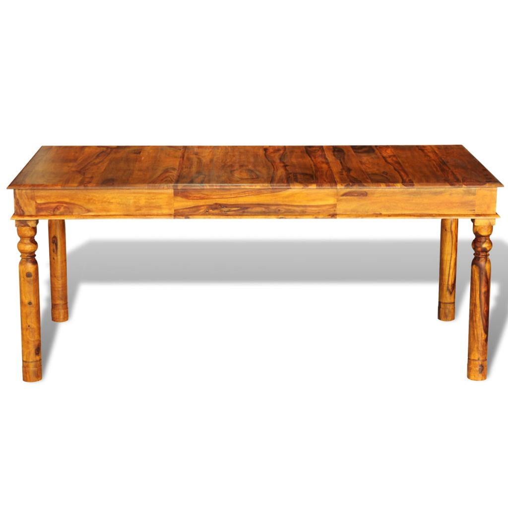 Dining Table 180x85x76 cm Solid Sheesham Wood
