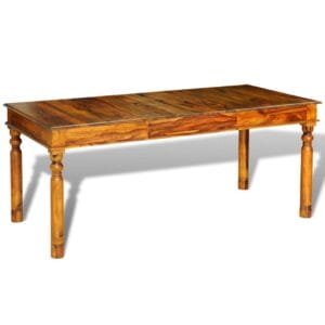 Dining Table 180x85x76 cm Solid Sheesham Wood