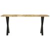 Dining Table 180x90x76 cm Solid Mango Wood