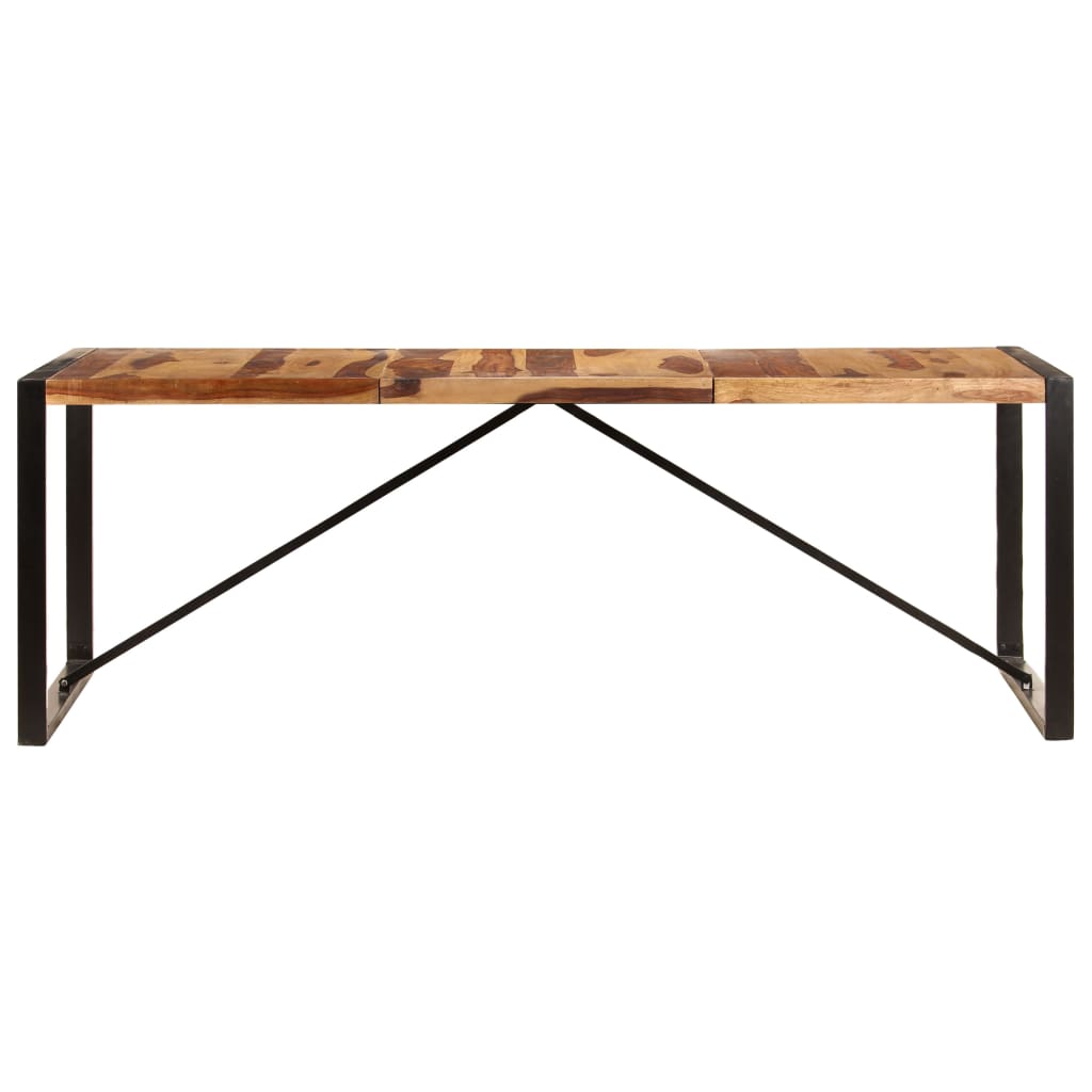 Dining Table 220x100x75 cm Solid Sheesham Wood