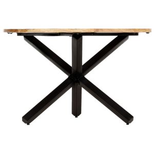 Dining Table Round 120x76 cm Mango Wood