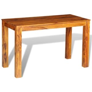 Dining Table Solid Sheesham Wood 120x60x76 cm