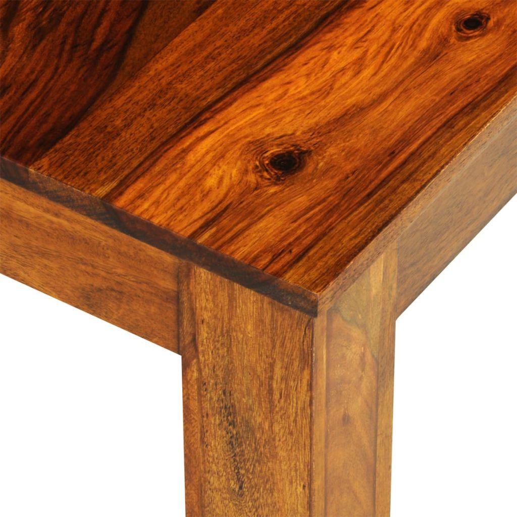 Dining Table Solid Sheesham Wood 120x60x76 cm