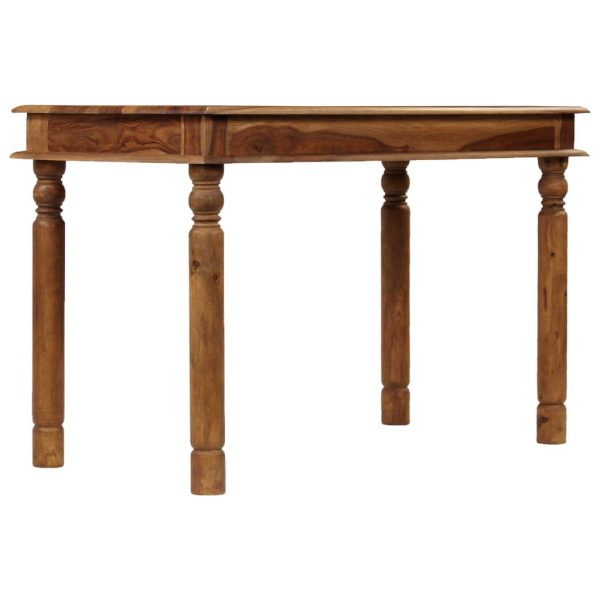 Dining Table Solid Sheesham Wood 120x60x77 cm