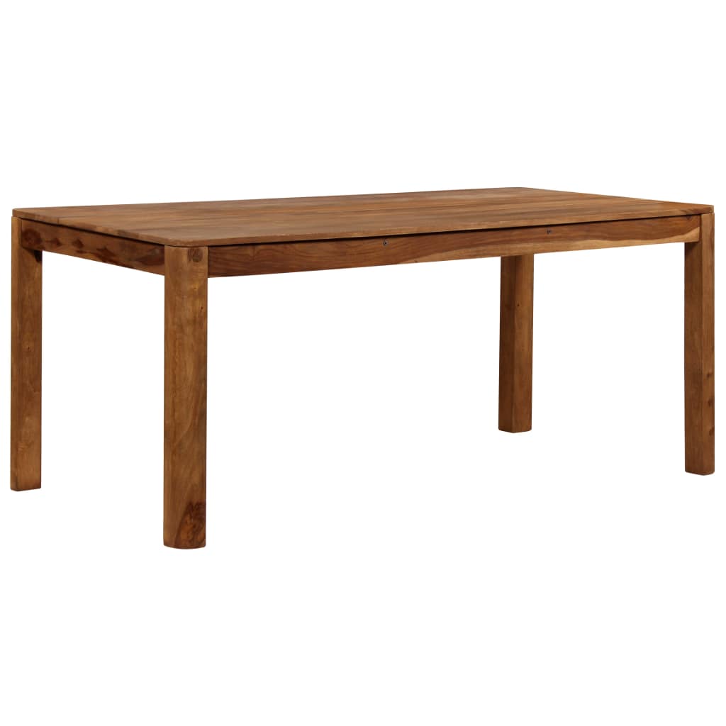 Dining Table Solid Sheesham Wood 180x90x76 cm