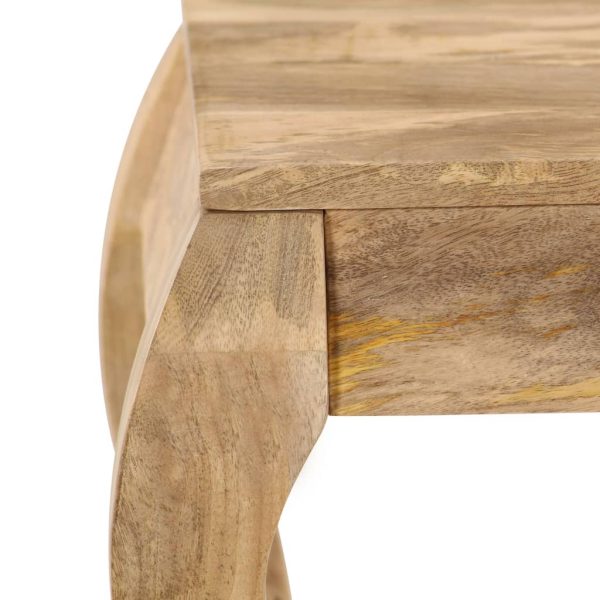 End Table 45x45x40 cm Solid Mango Wood