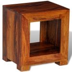 End Table Solid Sheesham Wood 37x29x40 cm 3