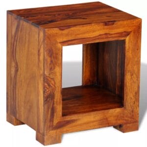 End Table Solid Sheesham Wood 37x29x40 cm