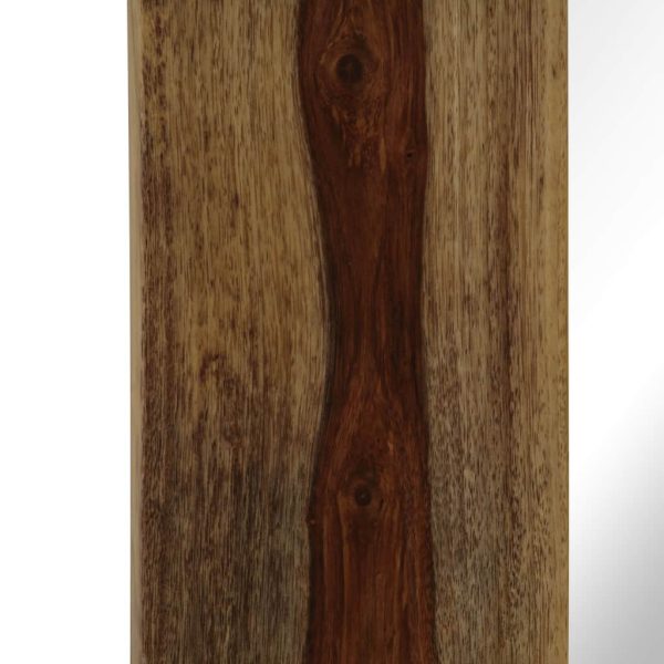 Mirror Solid Sheesham Wood 50x110 cm