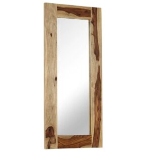 Mirror Solid Sheesham Wood 50x110 cm