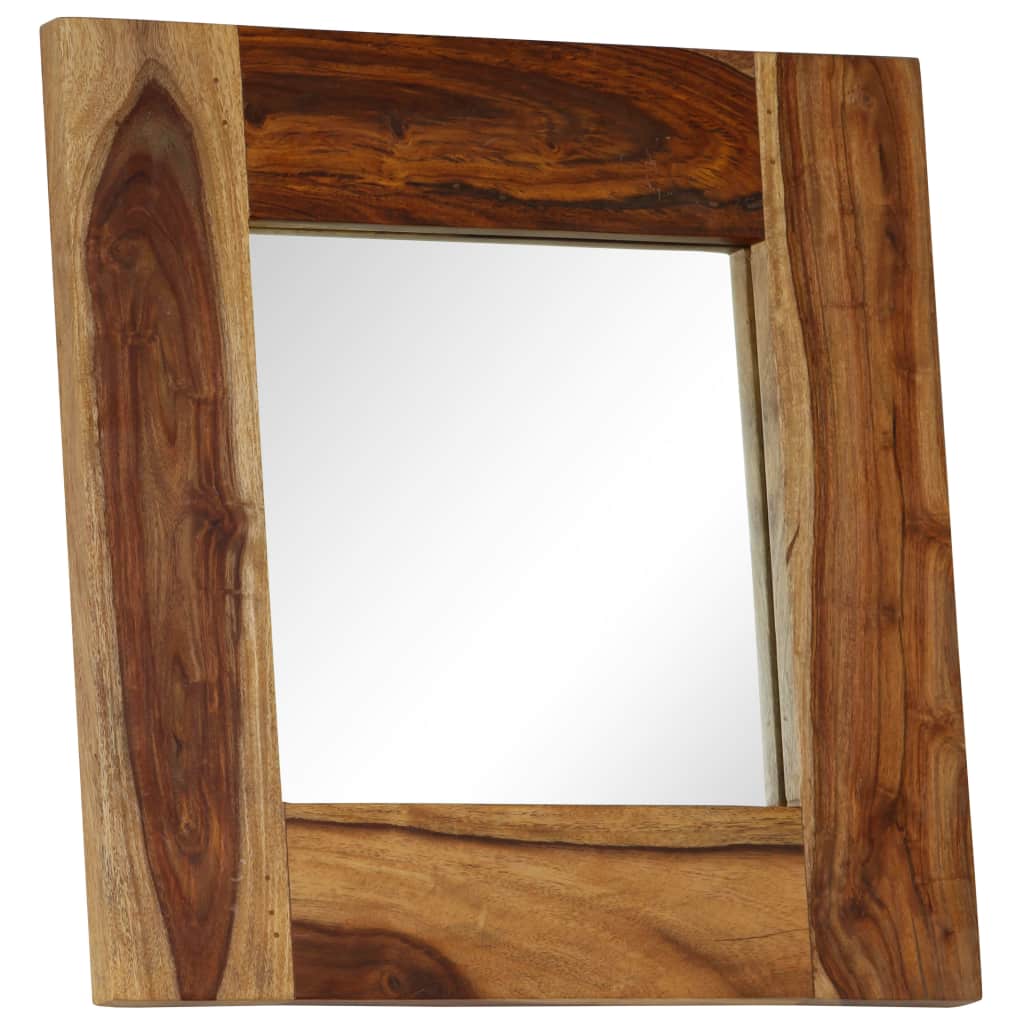 Mirror Solid Sheesham Wood 50x50 cm