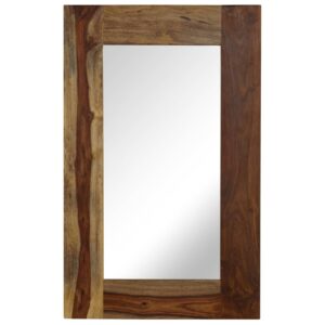 Mirror Solid Sheesham Wood 50x80 cm