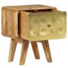 Nightstand Solid Mango Wood 40x30x49 cm