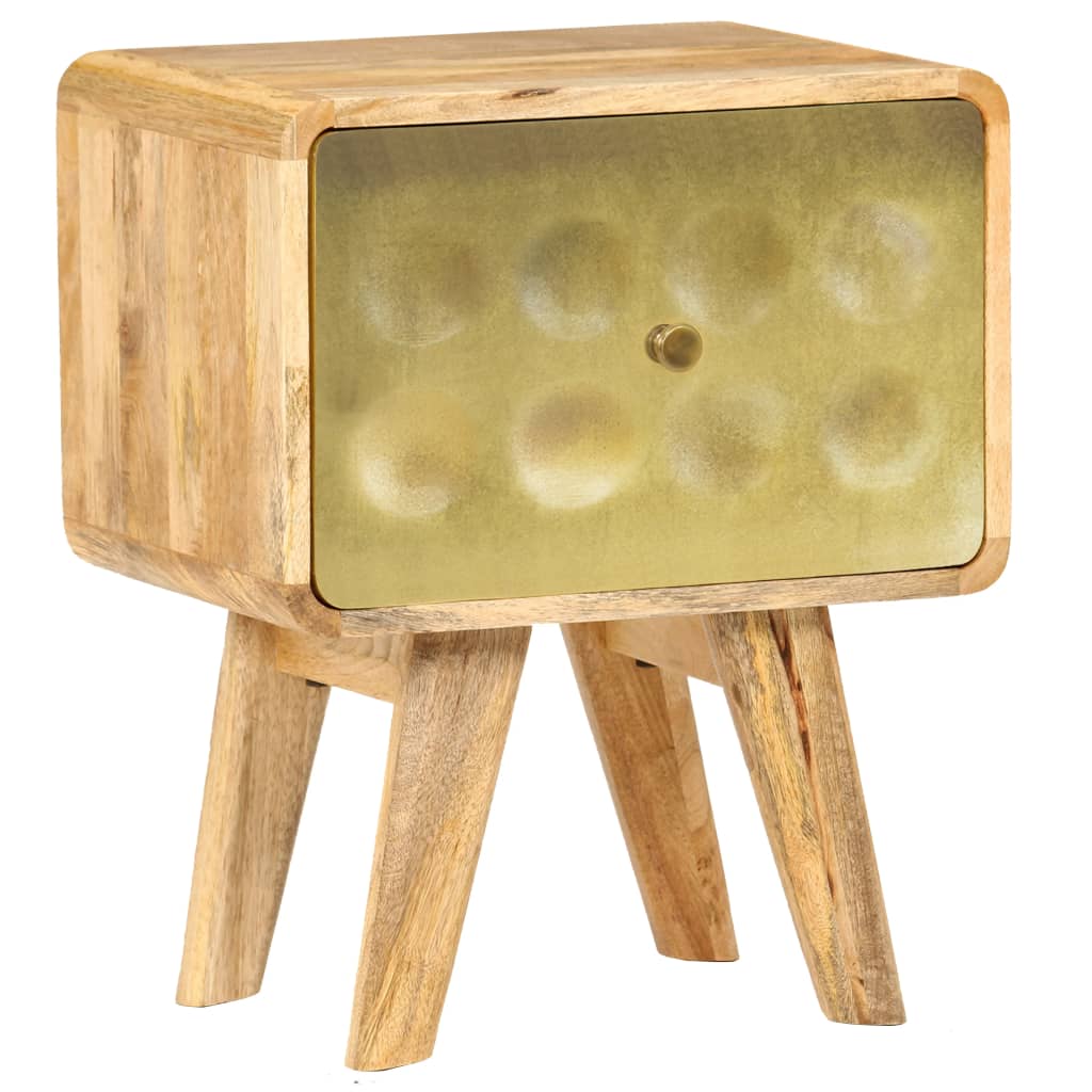 Nightstand Solid Mango Wood 40x30x49 cm