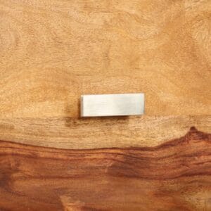 Nightstand with 2 Drawers Solid Sheesham Wood