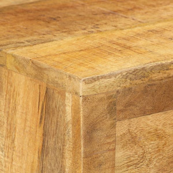 Shoe Cabinet 86X35X55 Cm Solid Mango Wood