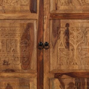 Sideboard 110x45x80 cm Solid Sheesham Wood