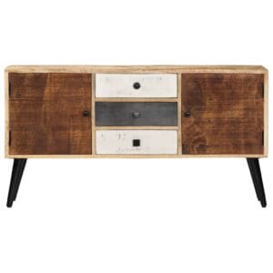 Sideboard 118x30x62 cm Solid Mango Wood
