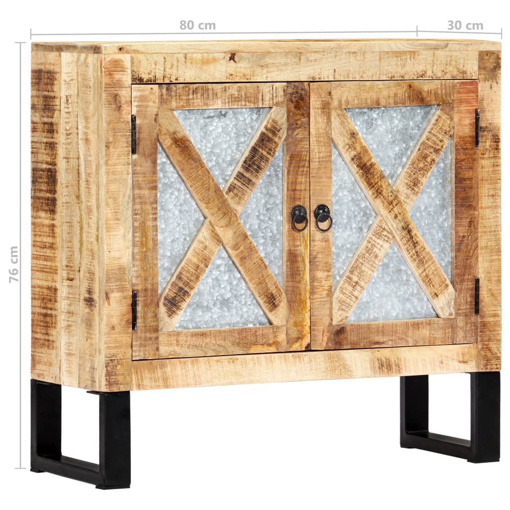 Sideboard 80x30x76 cm Solid Mango Wood