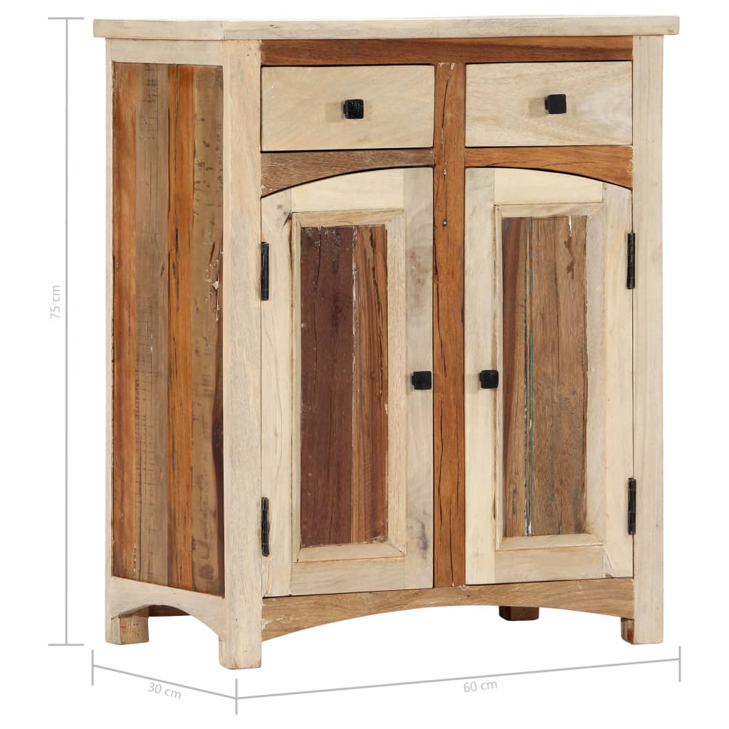 Sideboard Cabinet 60x30x75 cm Solid Reclaimed Wood