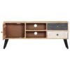 Media TV Cabinet 115x30x47 cm Solid Mango Wood