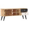 Media TV Cabinet 115x30x47 cm Solid Mango Wood