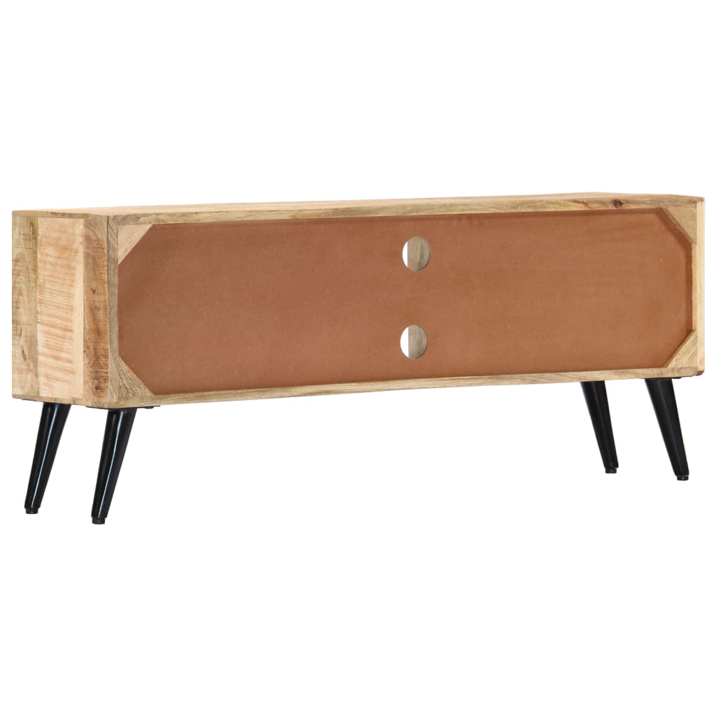Media TV Cabinet 115x30x47 cm Solid Mango Wood