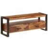Industrial Frame TV Unit 120cm Solid Sheesham Wood