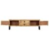 TV Cabinet 140x30x45 cm Solid Mango Wood