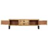 TV Cabinet 140x30x45 cm Solid Mango Wood