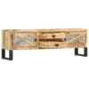 TV Cabinet 140x30x45 cm Solid Mango Wood