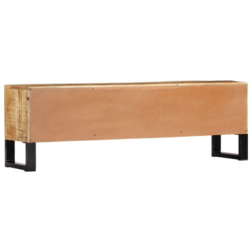 TV Cabinet 140x30x45 cm Solid Mango Wood