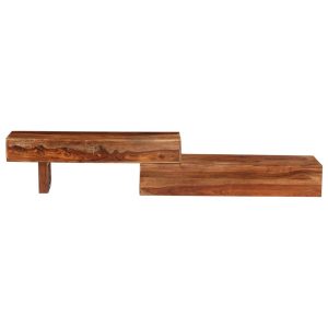 TV Cabinet Brown 200x35x36 cm Solid Sheesham Wood