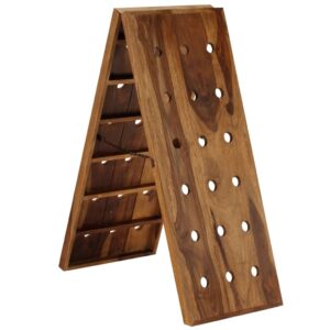 Wine Rack for 36 Bottles Solid Sheesham Wood
