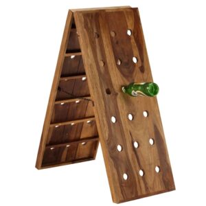 Wine Rack for 36 Bottles Solid Sheesham Wood