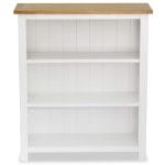 3-Tier Bookcase 72×22,5×82 cm Solid Oak Wood 2