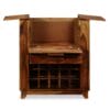 Bar Cabinet Solid Sheesham Wood 85x40x95 cm