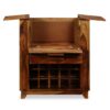 Bar Cabinet Solid Sheesham Wood 85x40x95 cm