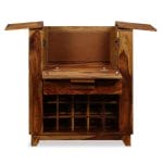 Bar Cabinet Solid Sheesham Wood 85x40x95 cm 6