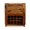 Bar Cabinet Solid Sheesham Wood 85x40x95 cm