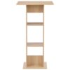 Bar Table Oak 60x60x110 cm