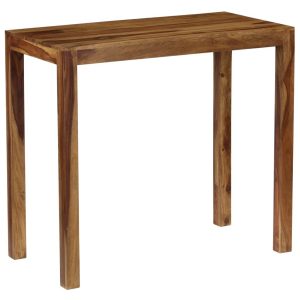 Bar Table Solid Sheesham Wood 118x60x107 cm