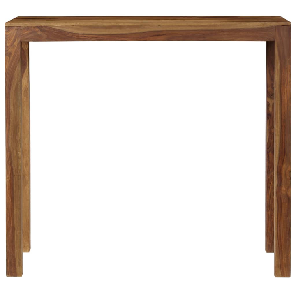 Bar Table Solid Sheesham Wood 118x60x107 cm